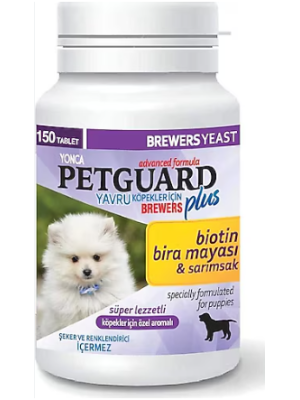 PETGUARD PLUS KÖPEK BİOTİN ve SARIMSAK TABLET 150 TABLET